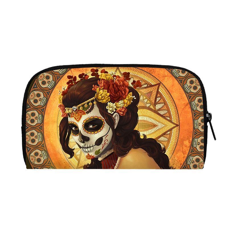 Cartoon Gothic Wallets Cute Purse Clutch Bag Phone Holder Ladies Coin Bags Long