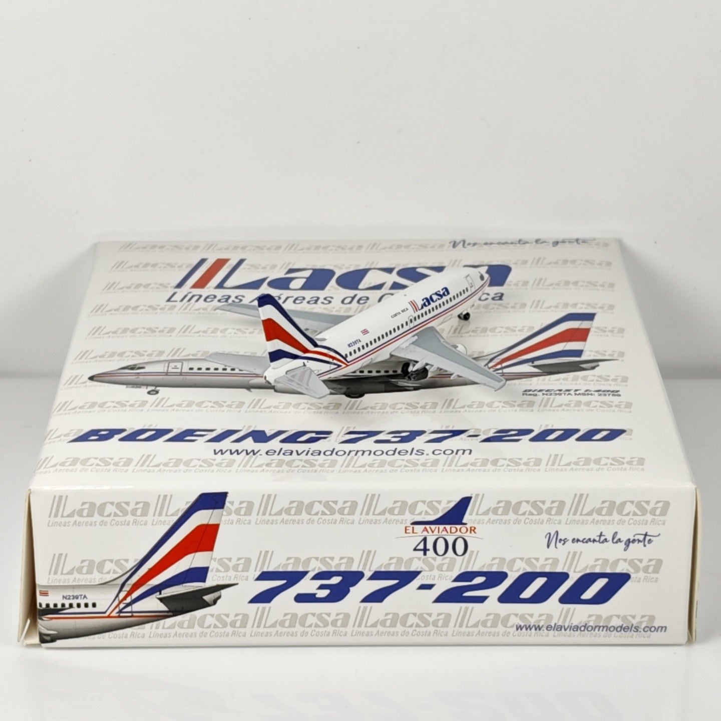 1:400 Aeroclassics LACSA Airlines Boeing 737-200 Airplane Diecast Plane Model
