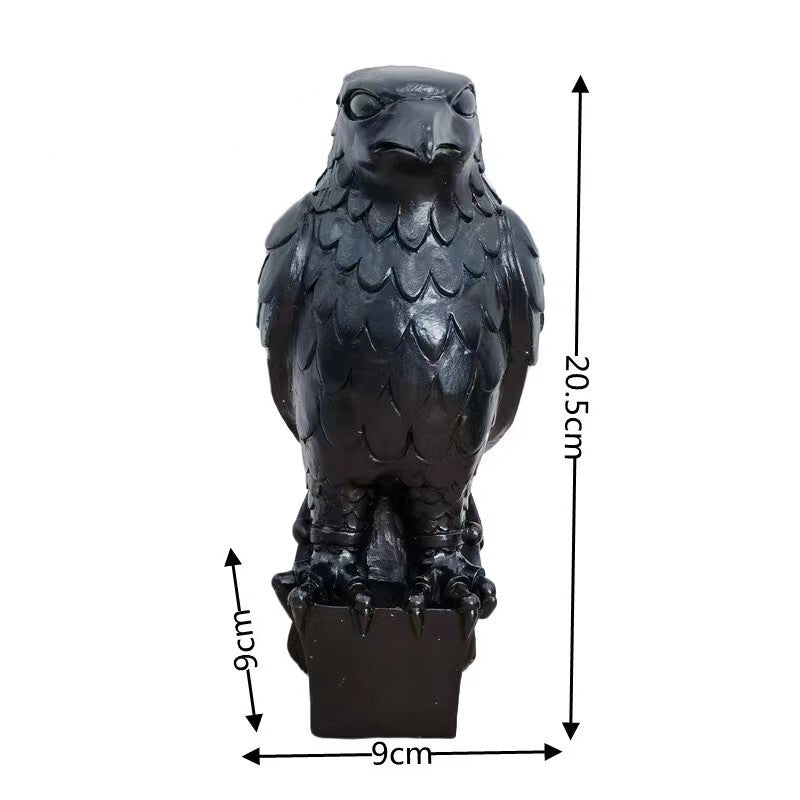 Maltese Falcon Statue Prop Handmade Resin Sculpture Home Decoration Originality
