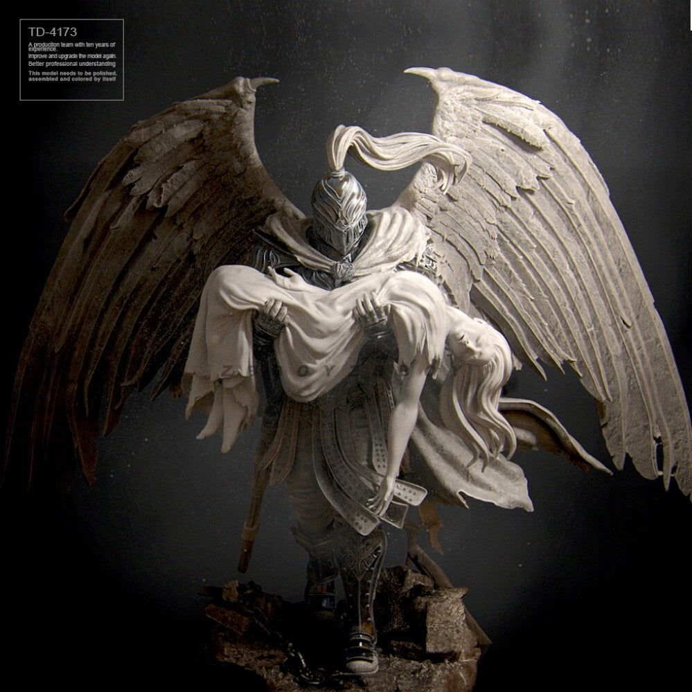 1:24 75mm resin figure model kit Crying Angel Unassembled unpainted