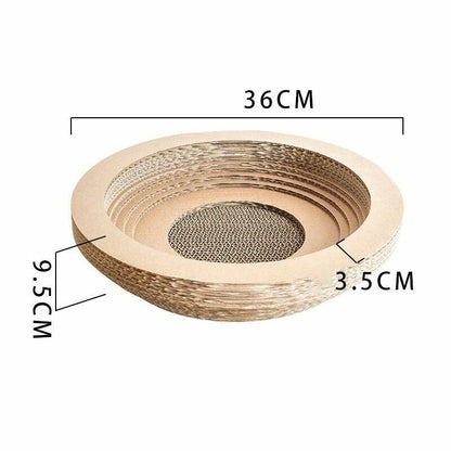 Corrugated Cat Scratch Toy Board Pad Grinding Nail Interactive Protect Furniture