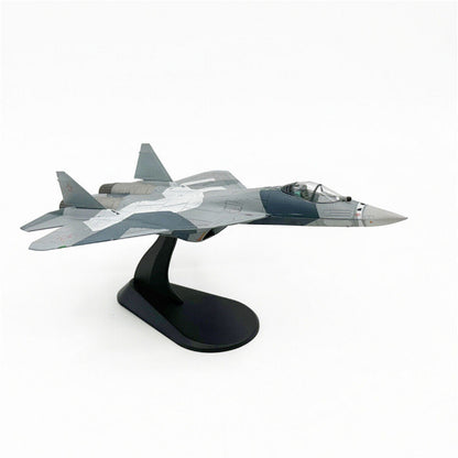 1/100 Scale Russian Su-57 Stealth Fighter With Display Sand For Model Lovers C