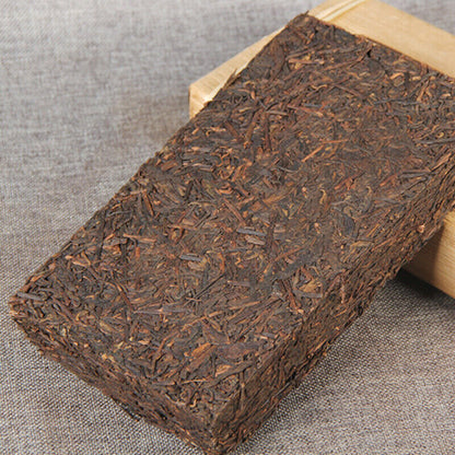1000g Yunnan Ancient Tree Pu'er Tea Pu'er Ripe Tea Brick Organic Old Terrier Tea