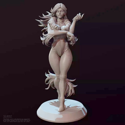 1/24 resin figure model Fantasy Woman 3D Printing unassembled unpainted