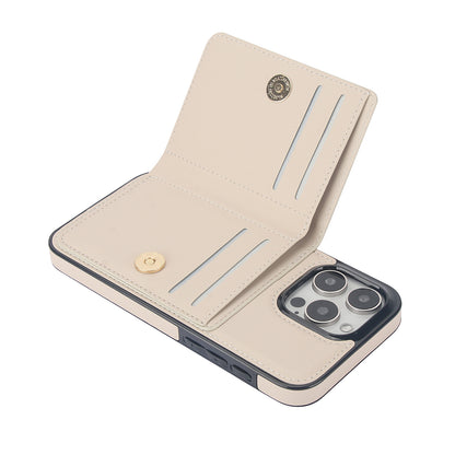 Wallet Case for iPhone 16e 15 14 13 12 11 Pro Max SE 2022 XR with Rotation Ring