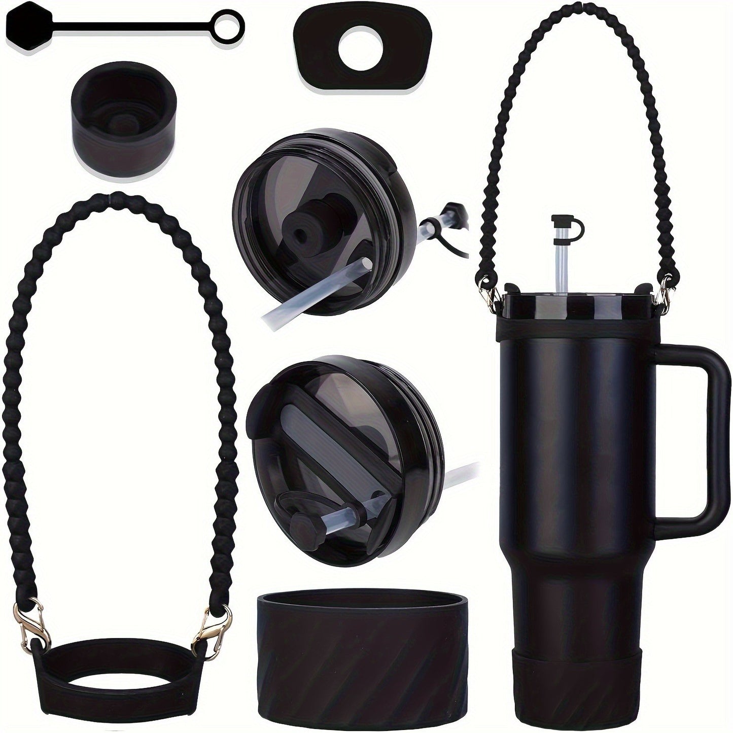 Cup Accessories Set for Stanley Cup 40oz & 30oz Tumbler Travel Christmas Gift