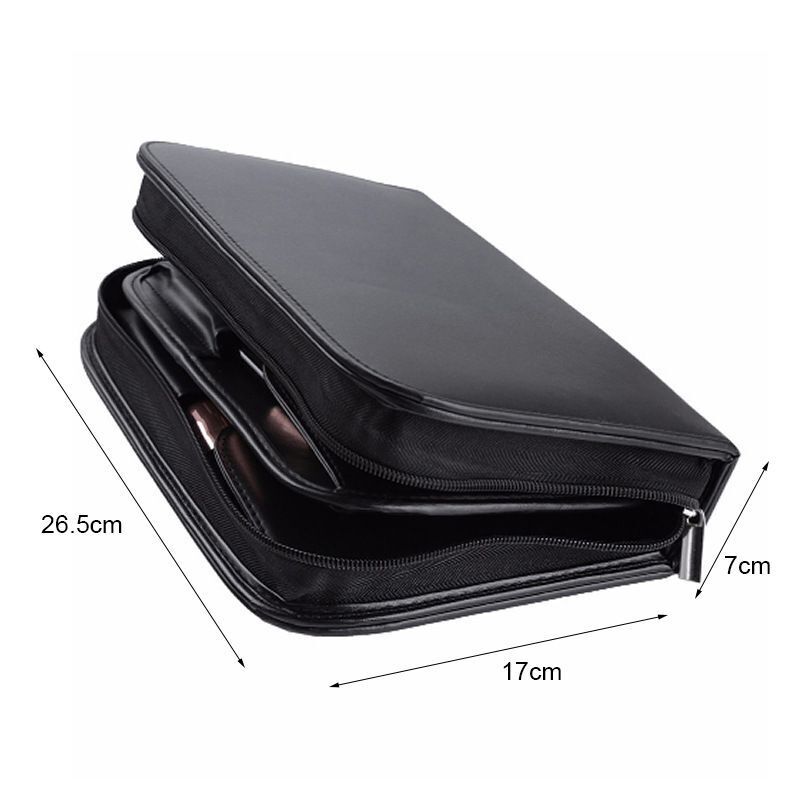Zipper Cosmetic Makeup Bag Travel Toiletry Brush Pouch Storage Purse Waterproof