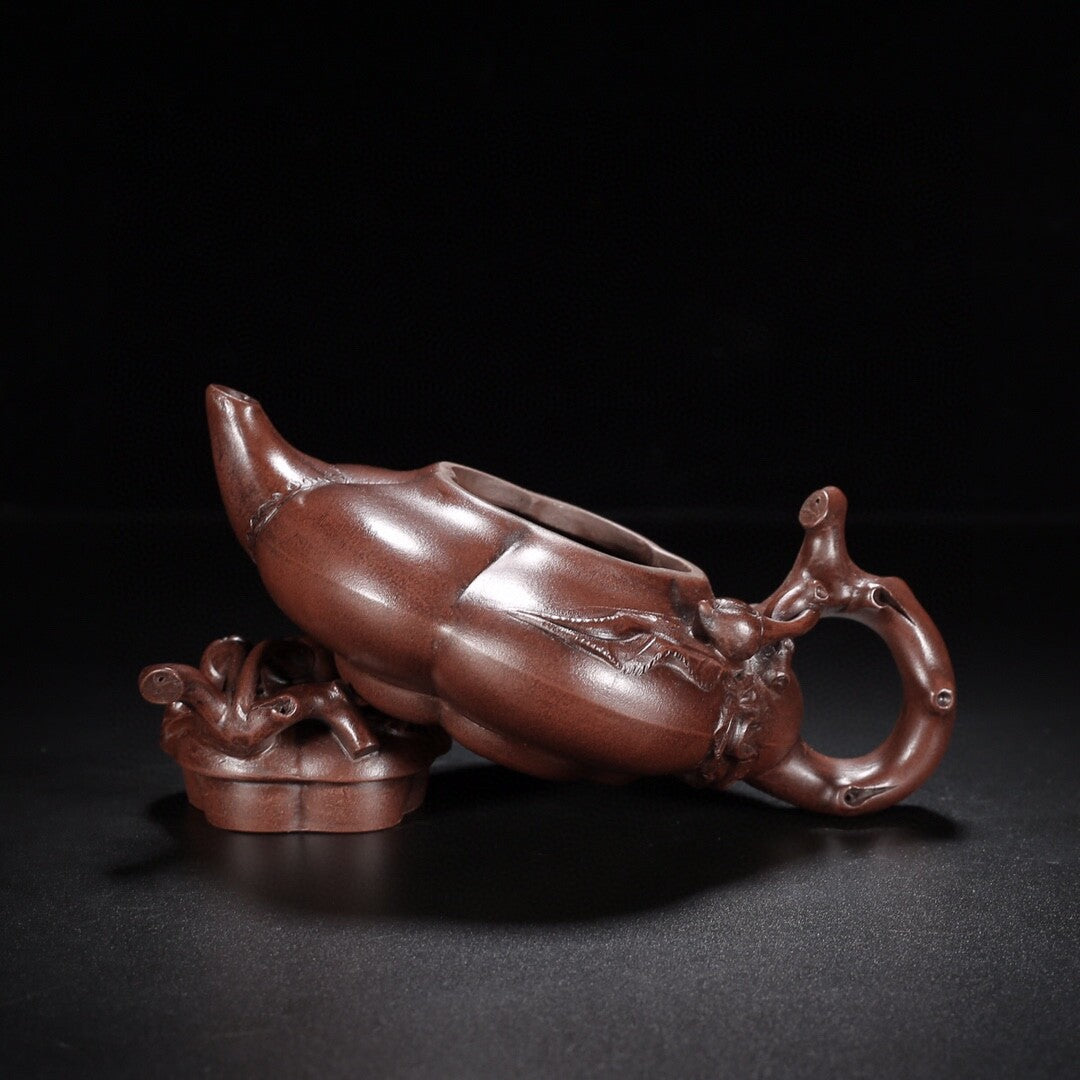 Chinese Yixing Zisha Clay Handmade Exquisite Teapot