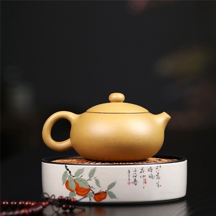 Yixing Purple Clay Teapot | Handmade Duanni Clay Teapot (200cc, 13×6.7cm)