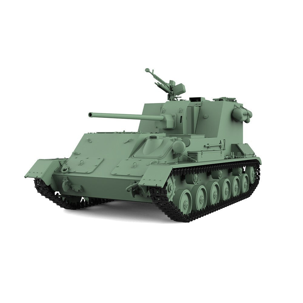 SSMODEL SS72609 1/72 25mm Military Model Kit Soviet SU-76G Tank Destroyer