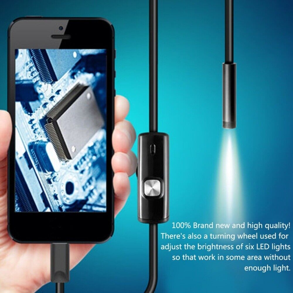 1M/7mm Lens Ear Cleaner Endoscope Waterproof for AndroidPCPhone &Notebook Device