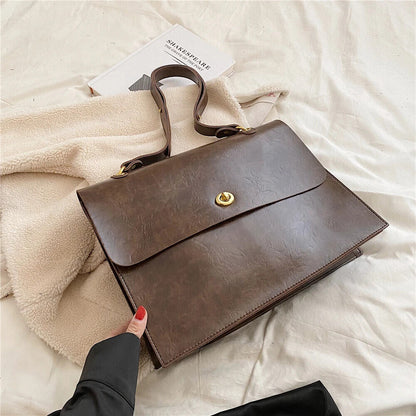 Shoulder Bags Women 2023 Winter Office Briefcase Crossbody Ladies Handbags