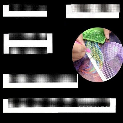 Diamond Embroidery Painting Ruler Metal DIY Mosaic Fix Tool Adjustment Corrector