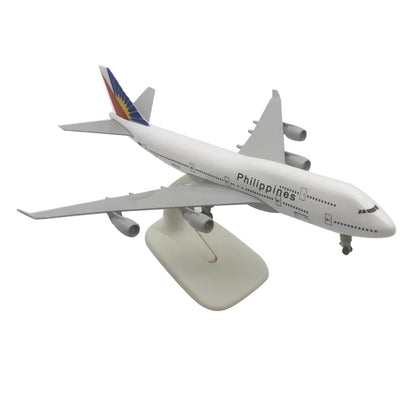 1:350 Scale 20cm Philippine Airlines B747 Airplane Diecast Alloy Model Toy Gifts