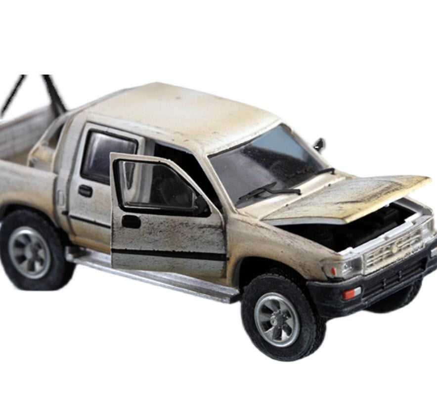 1:72 Armed Pickup + Vehicle mounted machine gun Model Collection