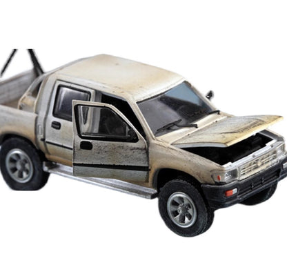 1:72 Armed Pickup + Vehicle mounted machine gun Model Collection