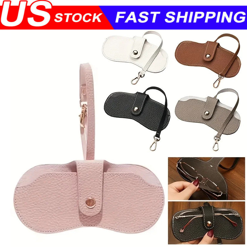 Soft Leather Sunglasses Bag,Glasses Pouch Carrying Organizer Eyeglass NEW