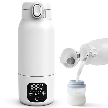 Comfyer Portable Bottle Warmer, Portable Milk Warmer for Baby