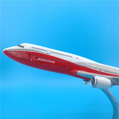 47CM BOEING 747-8 N6067E Passenger Plane Airplane Resin Aircrarft Model Gift