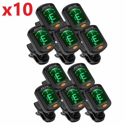 LCD Clip On Chromatic Acoustic Electric Guitar Bass Ukulele Banjo Violin Tuner