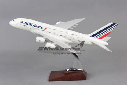 36CM AIR FRANCE AIRBUS A380 F-HPJC Passenger Plane Resin Aircraft Airplane Model