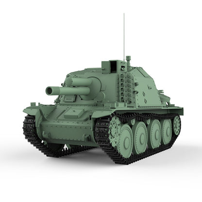 SSMODEL SS35735 1/35 Military Model Kit Sweden SAV m/43 1946 105mm