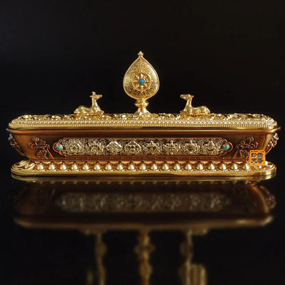 Tibetan Incense Burner Alloy Censer Containing Incense Sticks Holder Diffuser