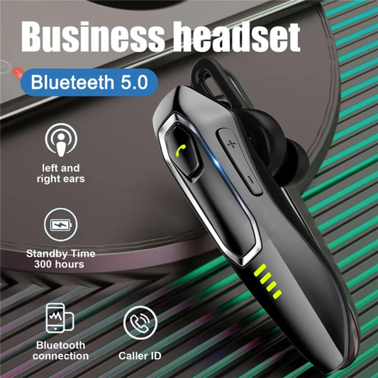 Trucker Wireless Bluetooth 5.0 Earpiece Headset Mic Earbud Noise Cancelling USA