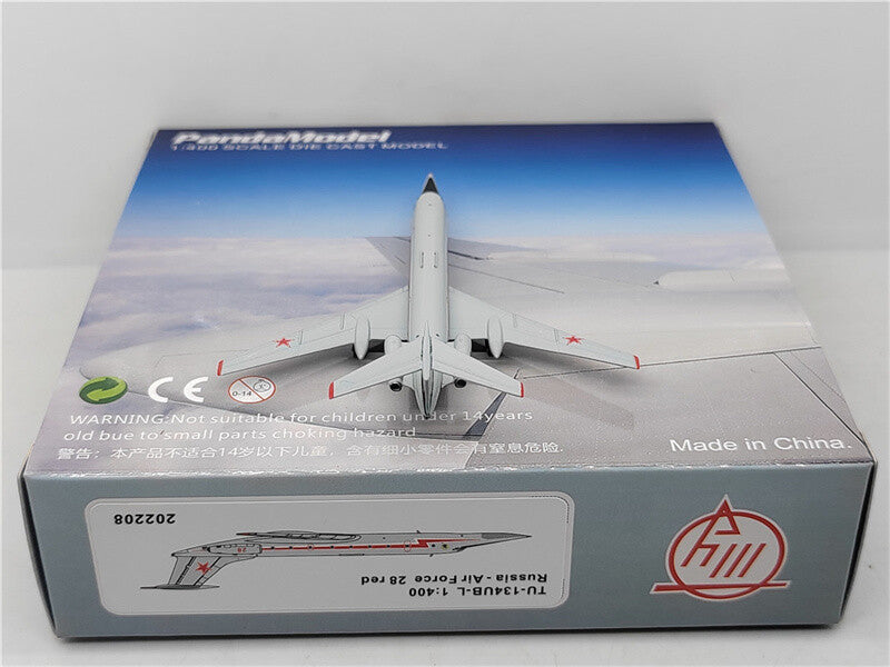 PandaModel Russia Air Force TU-134UB-L 28red 1/400 Aircraft Pre-built Model