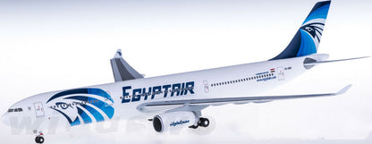 1:200 32CM Hogan EGYPT AIR AIRBUS A330-300 Passenger Airplane ABS Plastic Model