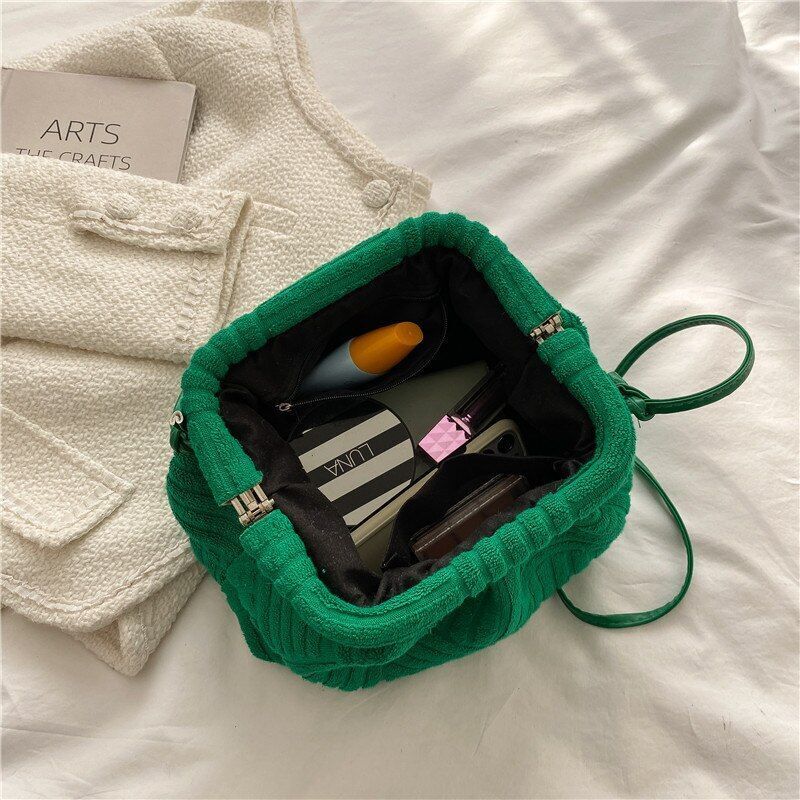 Shell Bag Solid Color Shoulder Bag Luxury Crossbody Bag Handbag 24*16*9 CM Purse