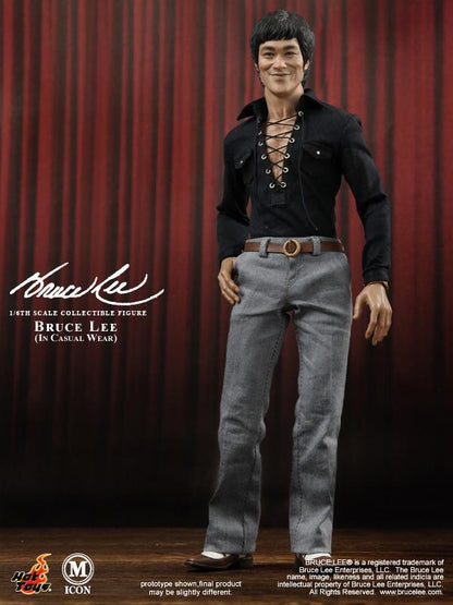 1/6 Scale Hot Toys Bruce Lee Collectible Figure (In Casual Wear)