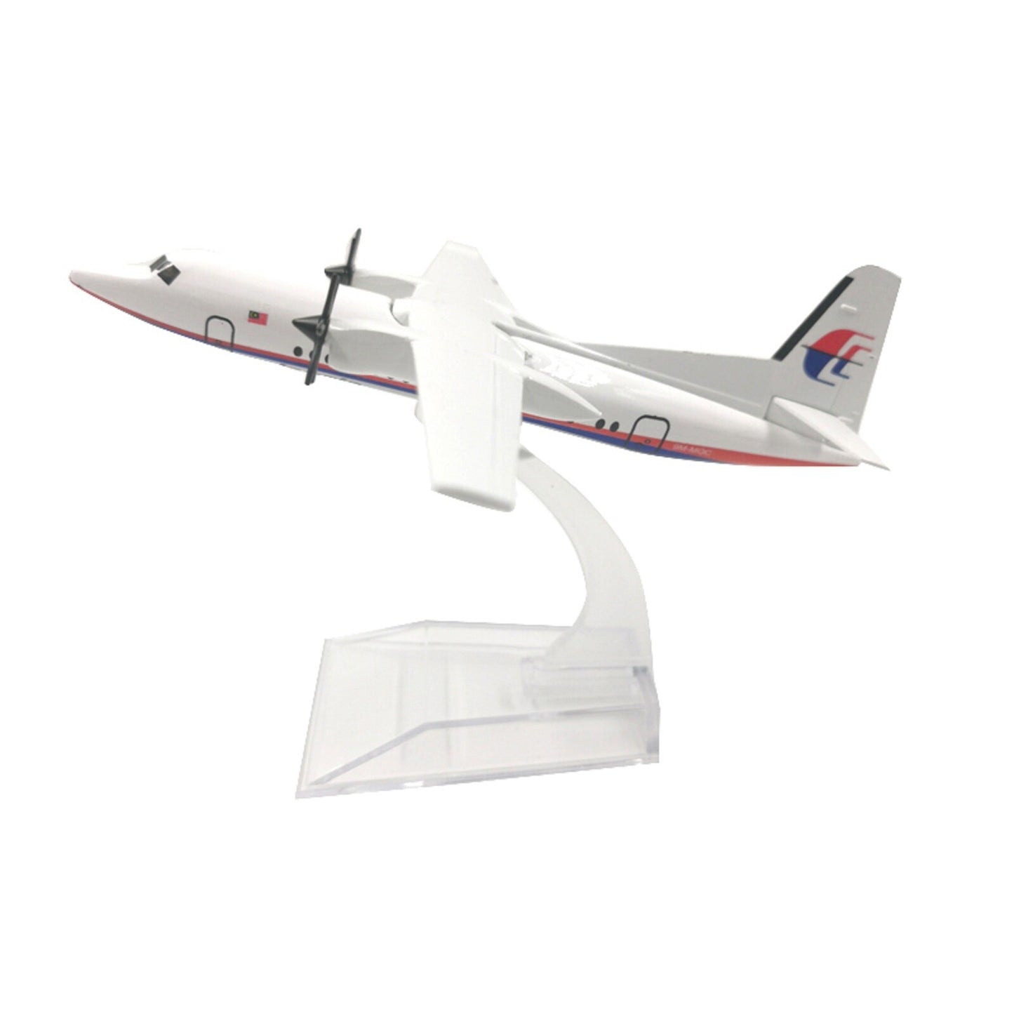 1:400 16cm Aircraft Malaysia Fokker FK-50 Alloy Plane Model Airplane Ornaments
