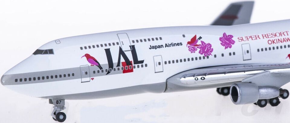 1:500 Hogan Japan Airlines JAL BOEING 747-300 Passenger Airplane Diecast Model