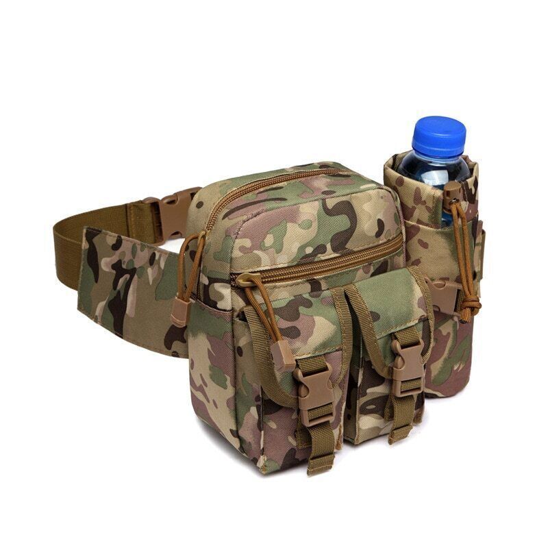 Men's Tactical Waist Bag Mountaineering Bag Outdoor Camping Waist Bag