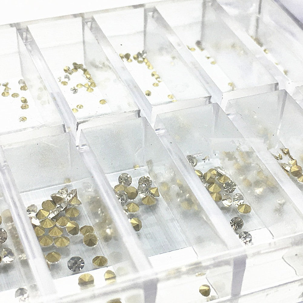 18 Sizes 540PCS Watch Parts Watch Screws Stones Rhinestone Diamond Watchmaker