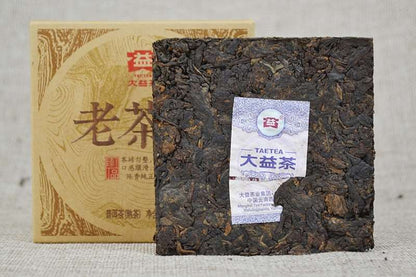 TAETEA Lao Cha Tou * 2014 Menghai Dayi Pu-erh Brick Ripe Puer Tea Brick 100g