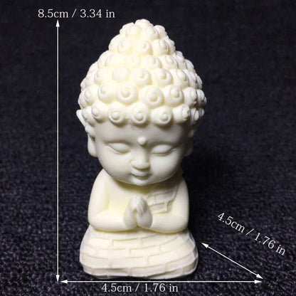 New Q Version Lotus Tathagata Buddha Carved Buddha Statue Cute Character Model