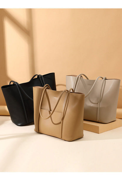 New Leather Women's Bags Tote Bag Handbag Large Bag Cowhide Shoulder Bag