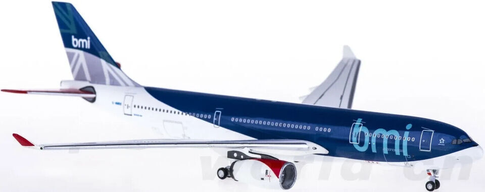 1:400 Aeroclassics BMI AIRBUS A330-200 Passenger Airplane Diecast Aircraft Model