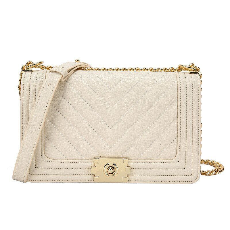 Retro Embroidery Chain Bag Handbag Shoulder Messenger Small Square Bag S/L Size