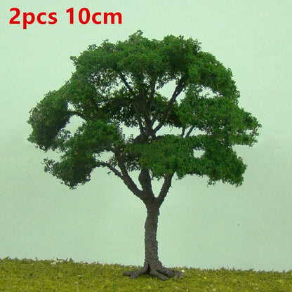 Artificial Miniature Tree 20-70Pcs Plastic Train Scenery Railroad Building Decor