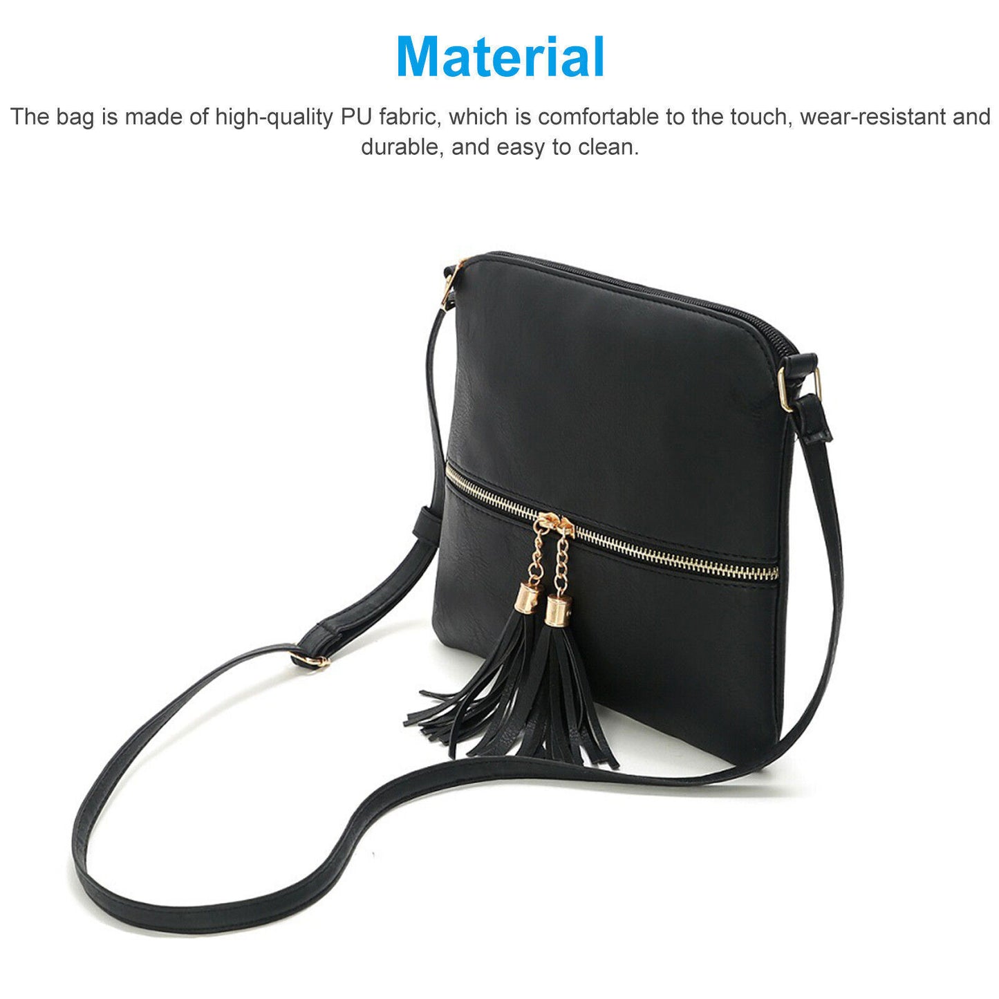 Women Lady Crossbody Bags Leather Shoulder Tote Purse Handbag Messenger Satchel
