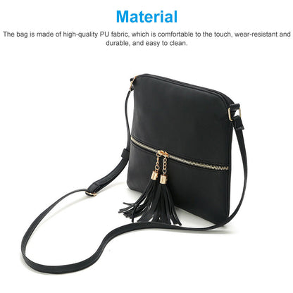 Women Lady Crossbody Bags Leather Shoulder Tote Purse Handbag Messenger Satchel