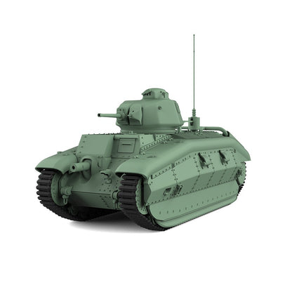 SSMODEL SS72652 1/72 25mm Military Model Kit France B1 Heavy Tank (Phase III)