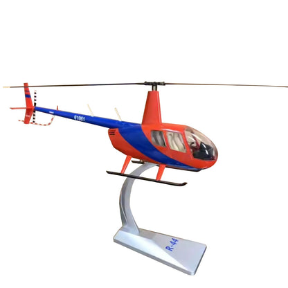 37cm Alloy 1/32 Scale R44 Raven Helicopter Aircraft Model Plane Toy Gift Decor