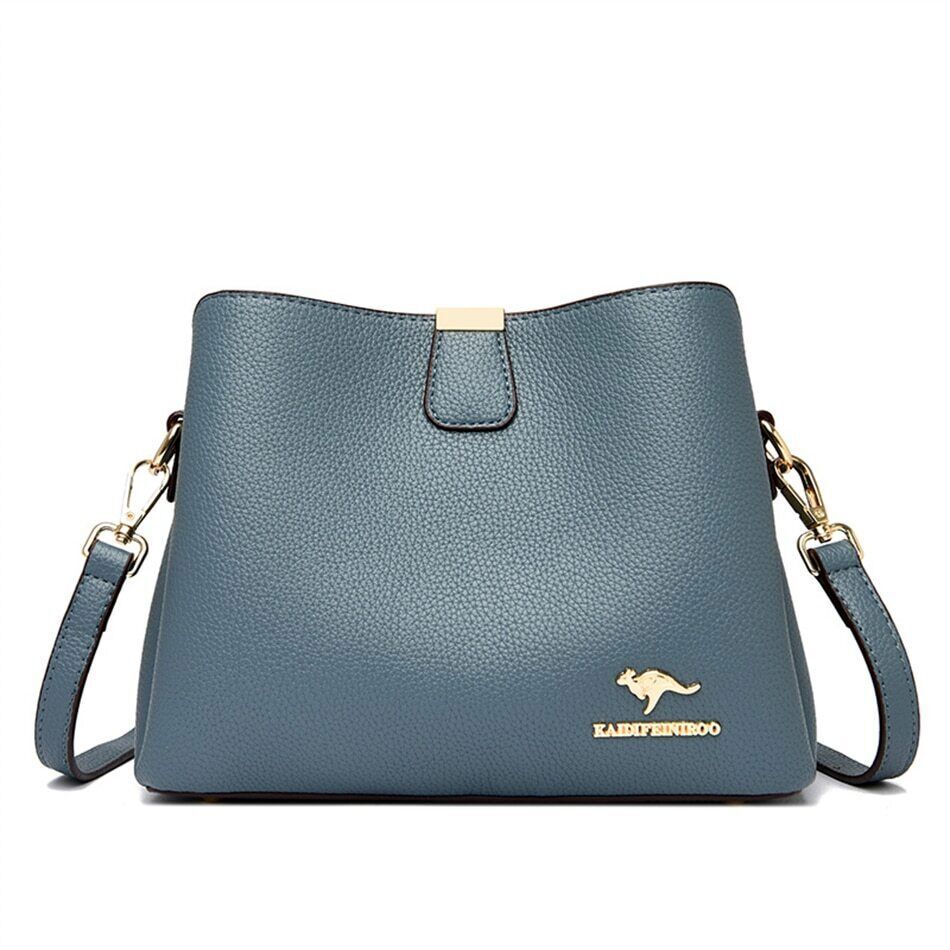 Women's Handbag Purses 3 Layers Ladies Shoulder Messenger Bags Femme