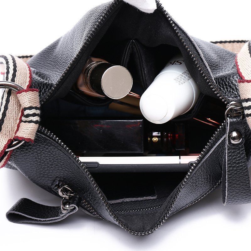 Genuine Leather Handbag Luxury Shoulder Bag Crossbody Ladies Tote Polyester 1 PC