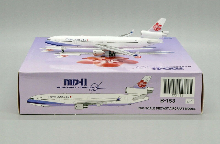 JC Wings China Airlines MD-11 B-153 1/400 diecast plane model aircraft