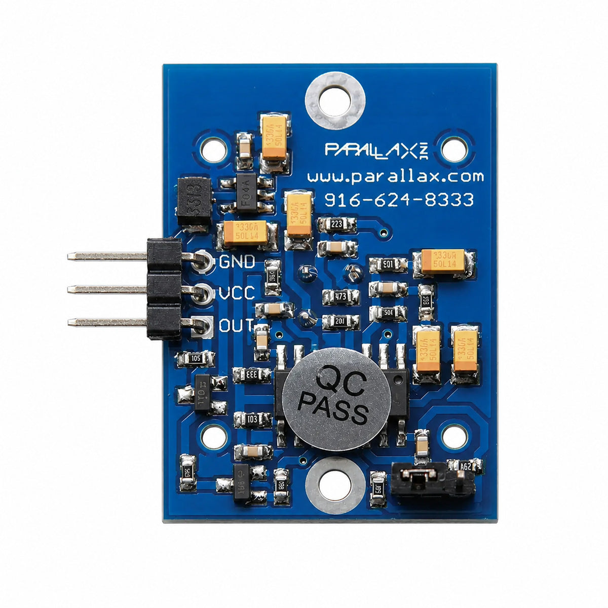 Parallax PIR Sensor (Rev B) Passive Infrared 15-30 Feet Range 90 Degree